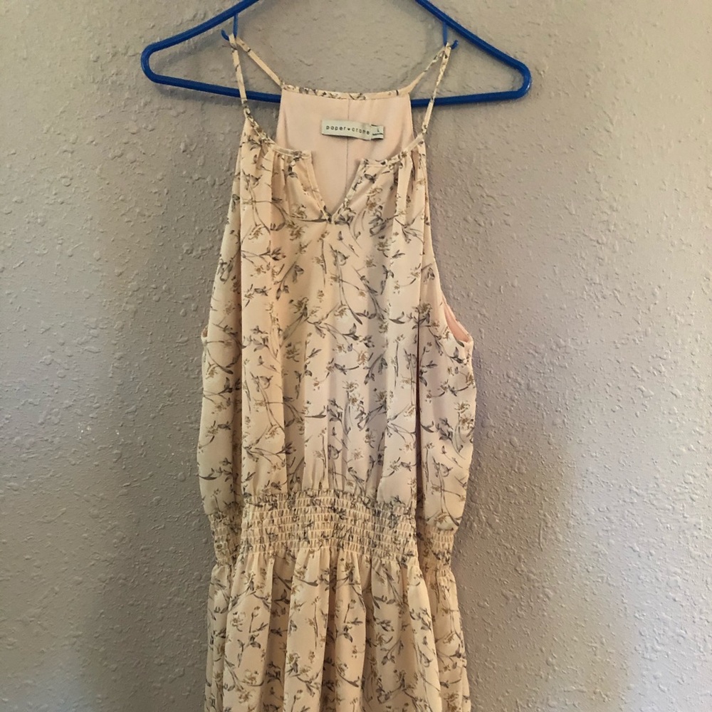 Blush floral dress